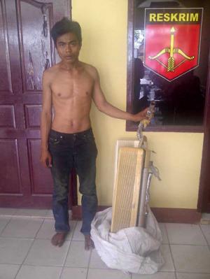 Polsek Tanjung Morawa Ringkus Maling AC